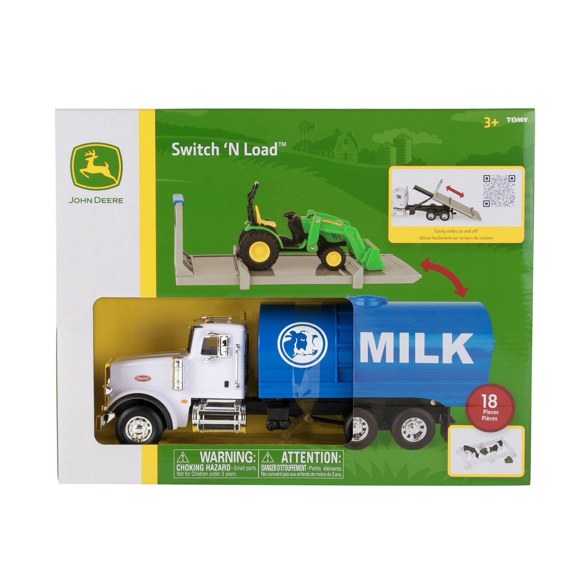 John Deere 1:32 Switch and Load Playset – Toyworld Australia