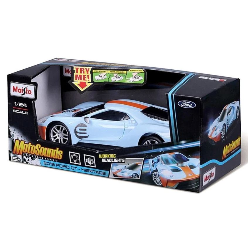 Maisto 1:24 Motosounds 2019 Ford GT Heritage – Toyworld Australia