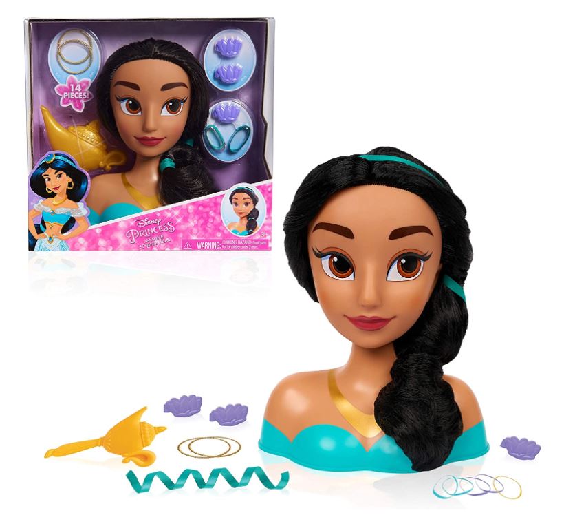Hair Brush Disney Princess Jasmine Styling Head Disney Princess