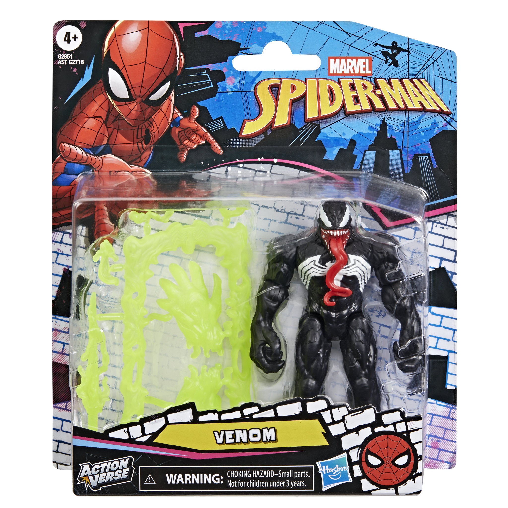 Marvel Spider-Man ActionVerse 4.5 Inch Figure - Venom – Toyworld