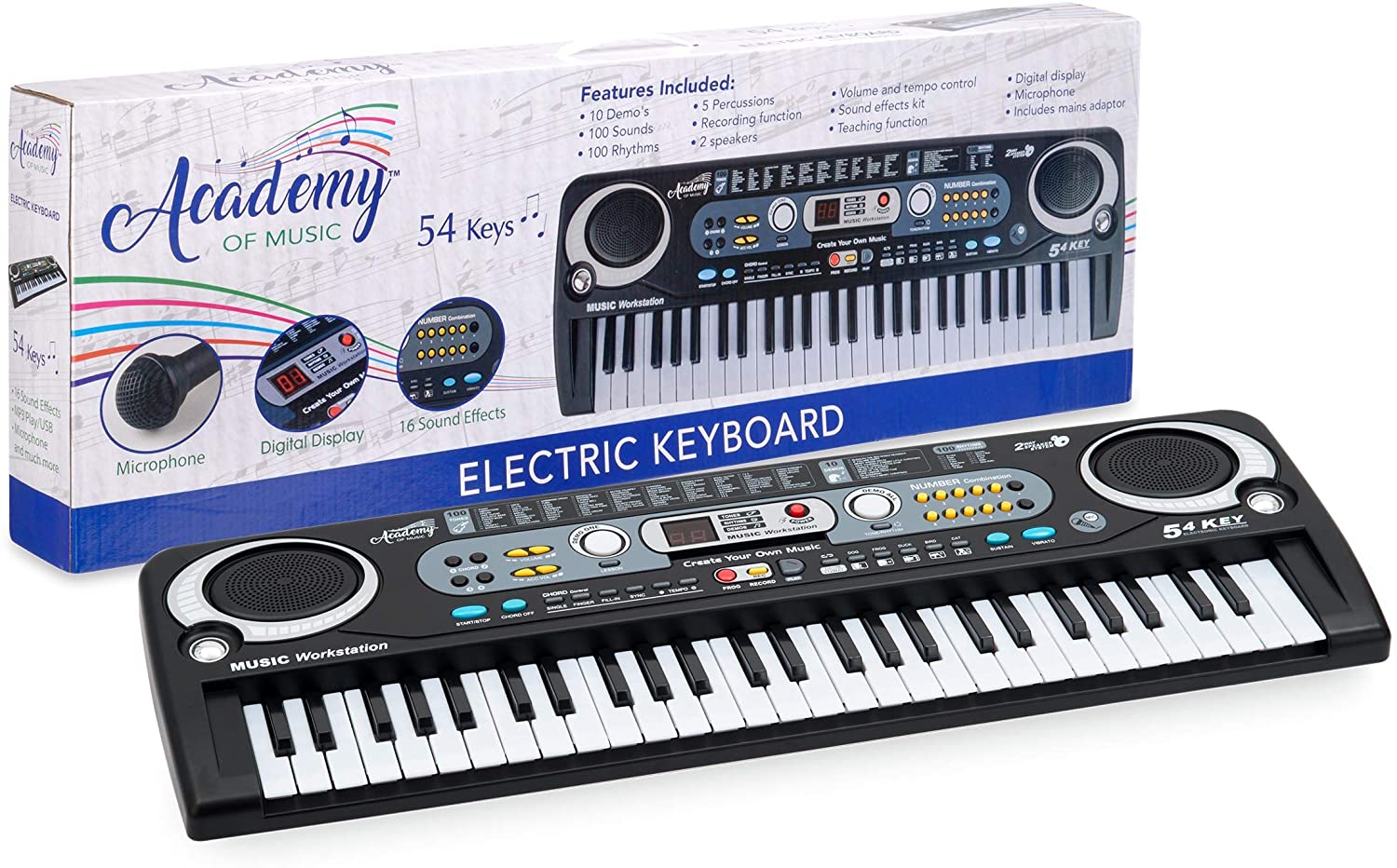 Academy Of Music 54 Key Electric Piano Keyboard – Toyworld Australia