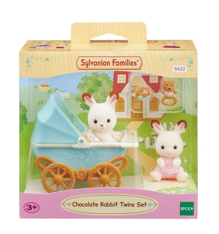 Sylvanian Families Chocolate Rabbit Twins Set – Toyworld Australia