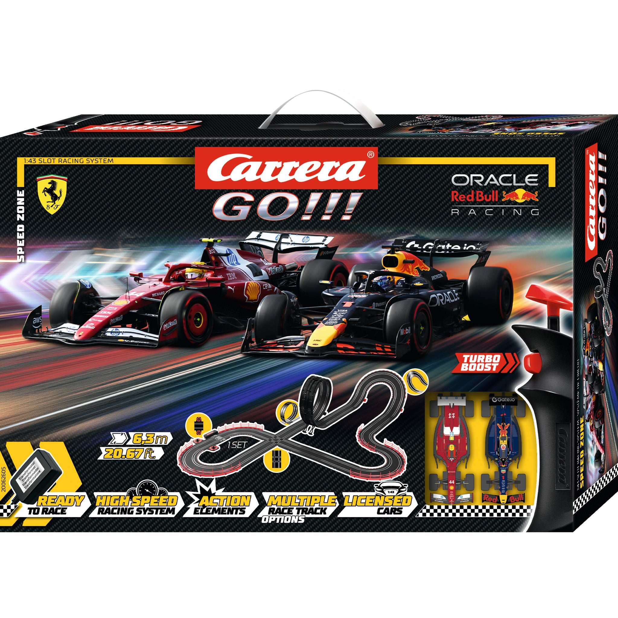 Carrera GO!!! Formula Racing　スロットカー Carrera GO!!! F1 Speed Zone Slot Car Set – Toyworld Australia