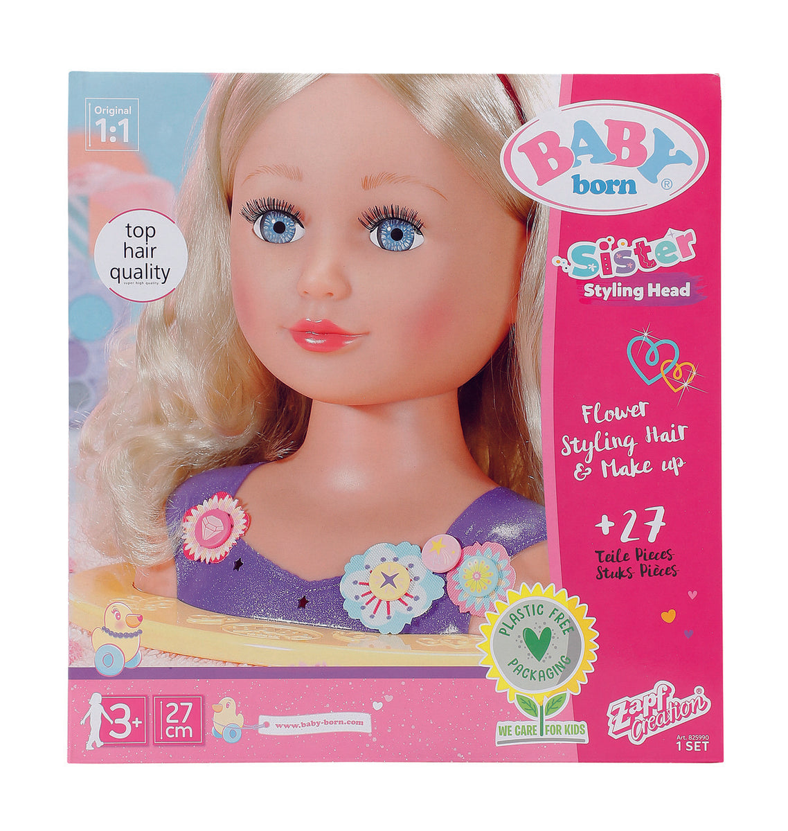 Baby Born Sister Head BABY Born Sister Styling Head Toy Easy For