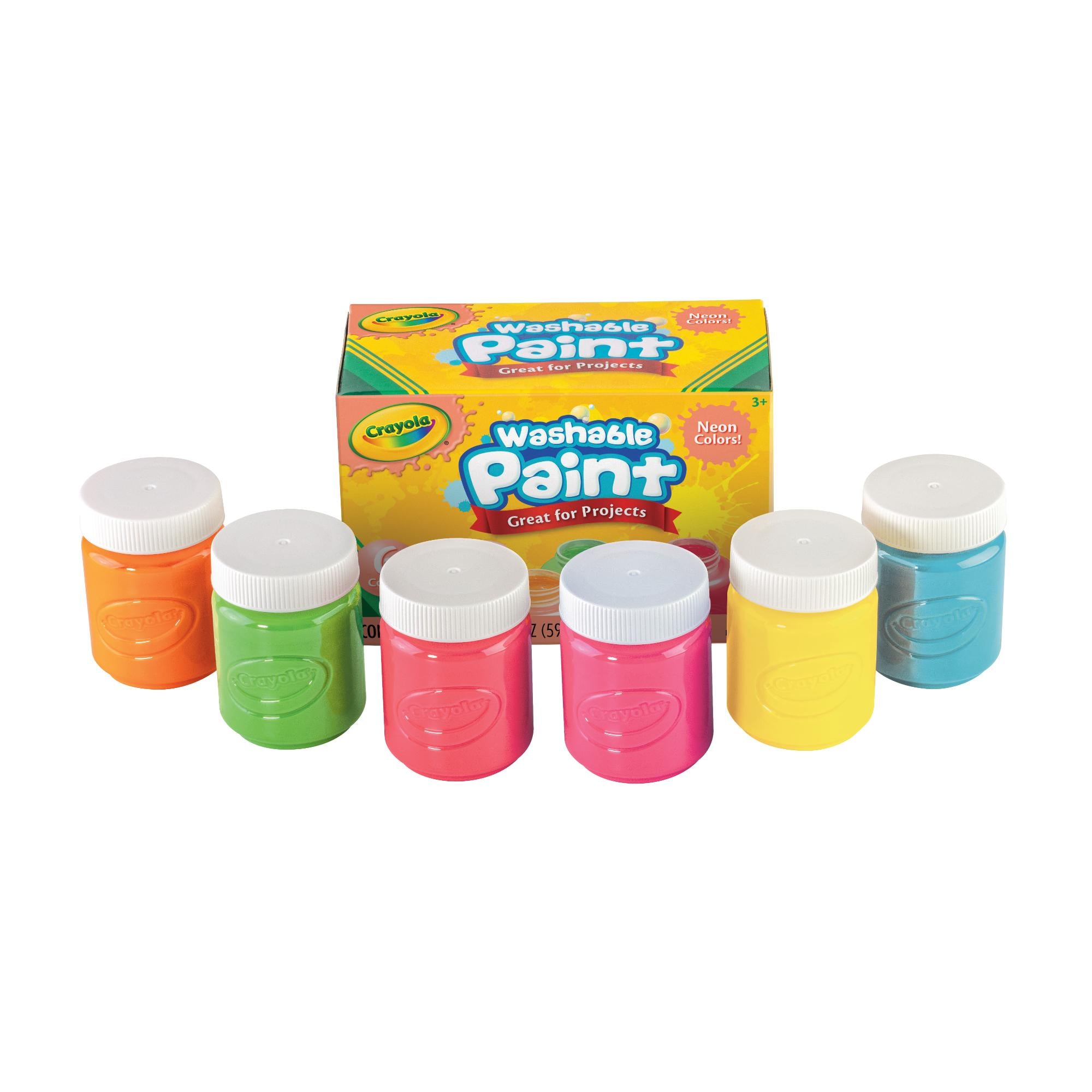 Crayola Washable Neon Paint Pack – Toyworld Australia
