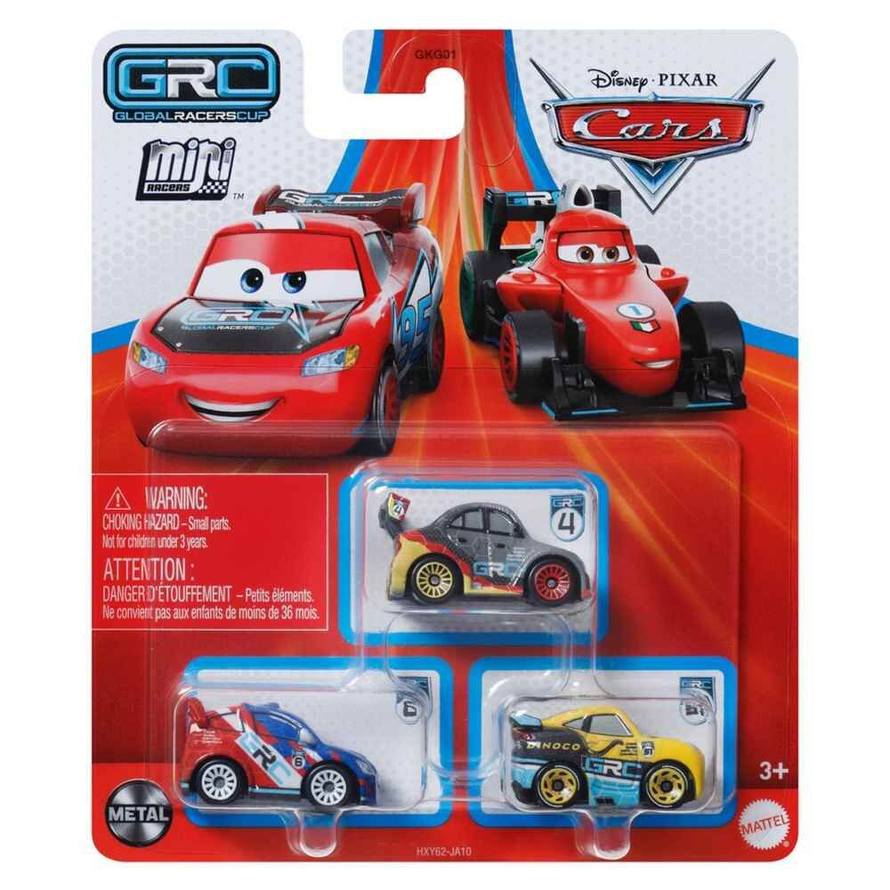 Disney Pixar Cars Mini Racers Pack Raoul CaRoule, Max Schnell