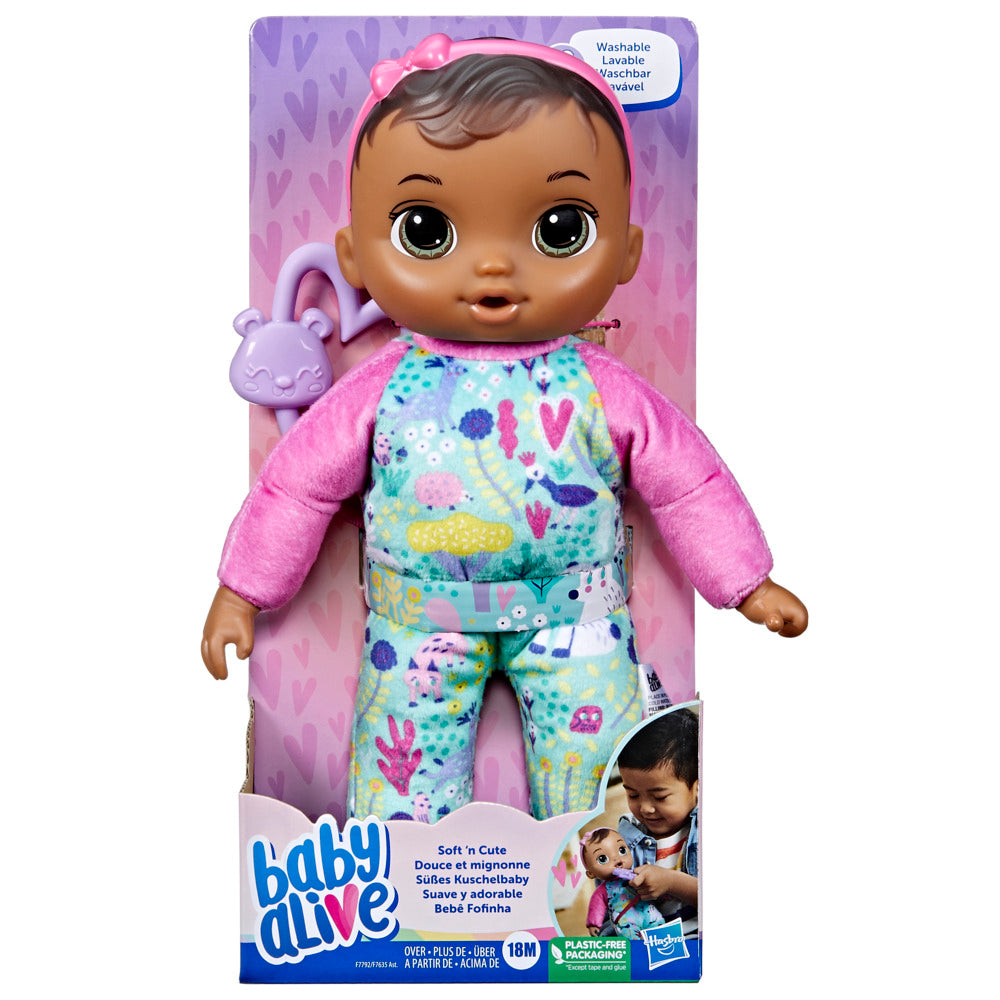 Doll Toys Baby Alive Outfit Baby Alive Soft N Cute Brown Hair Doll