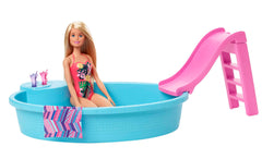 BARBIE ESTATE POOL WITH DOLL PLAYSET