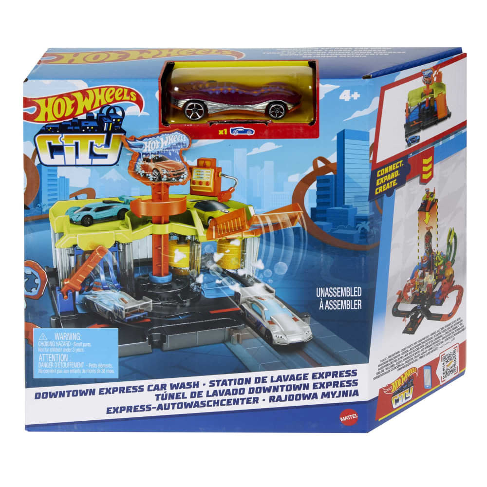 Hot Wheels Downtown Express Car Wash – Toyworld Australia