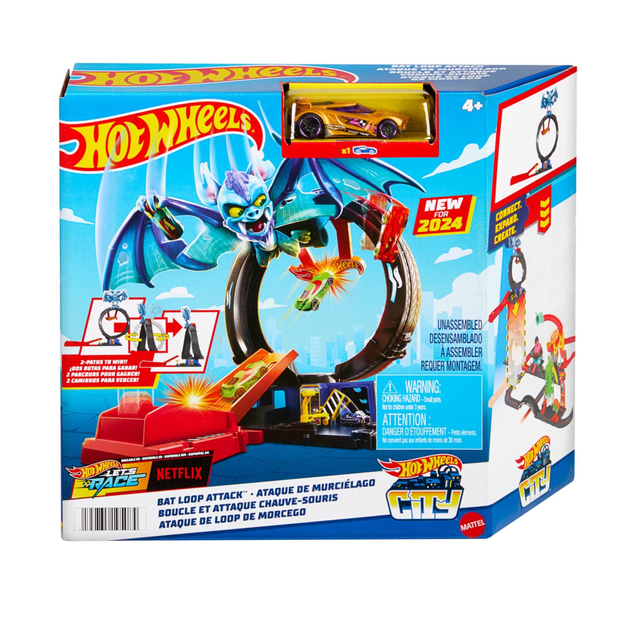 Hot Wheels City Let's Race Bat Loop Attack - Main Image