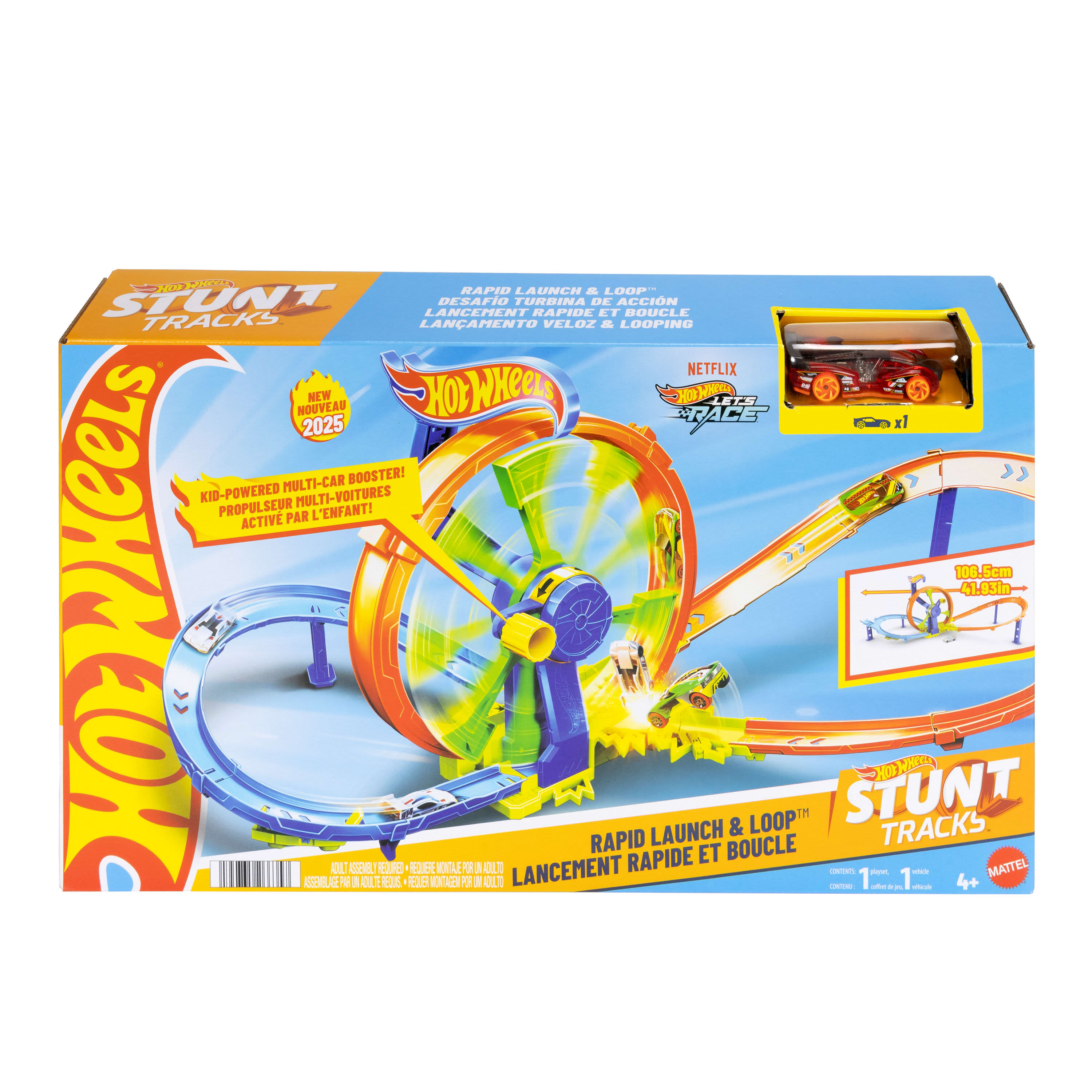 Hot Wheels Stunt Tracks Rapid Launch Loop Playset – Toyworld