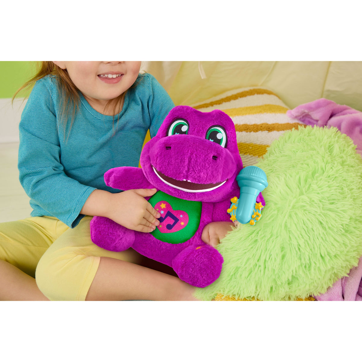 Barney s World Sing Along Barney Plush Toyworld Australia Barney s World Sing Along Barney Plush Toyworld Australia