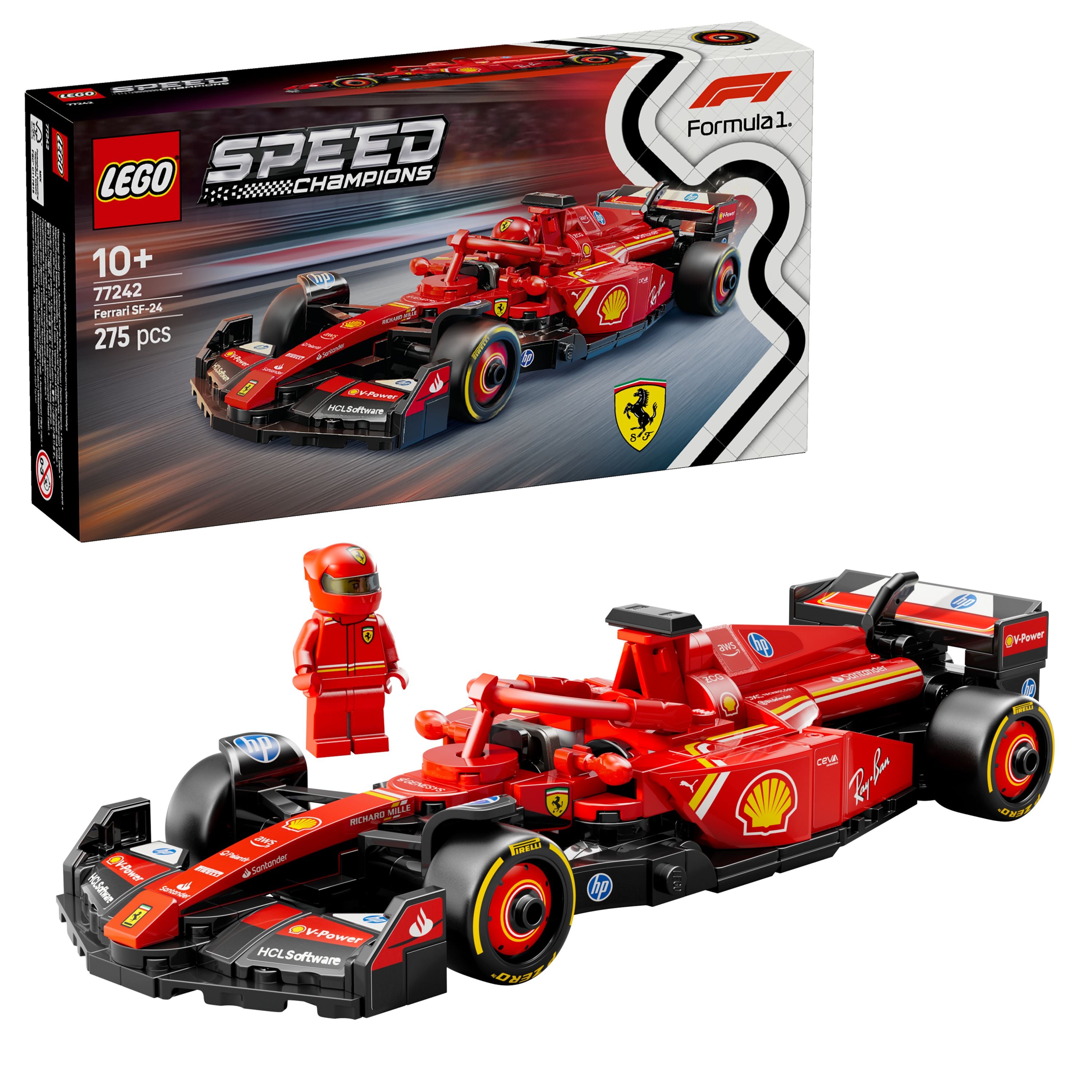 LEGO 77242 Speed Champions Ferrari SF-24 F1 Race Car – Toyworld Australia