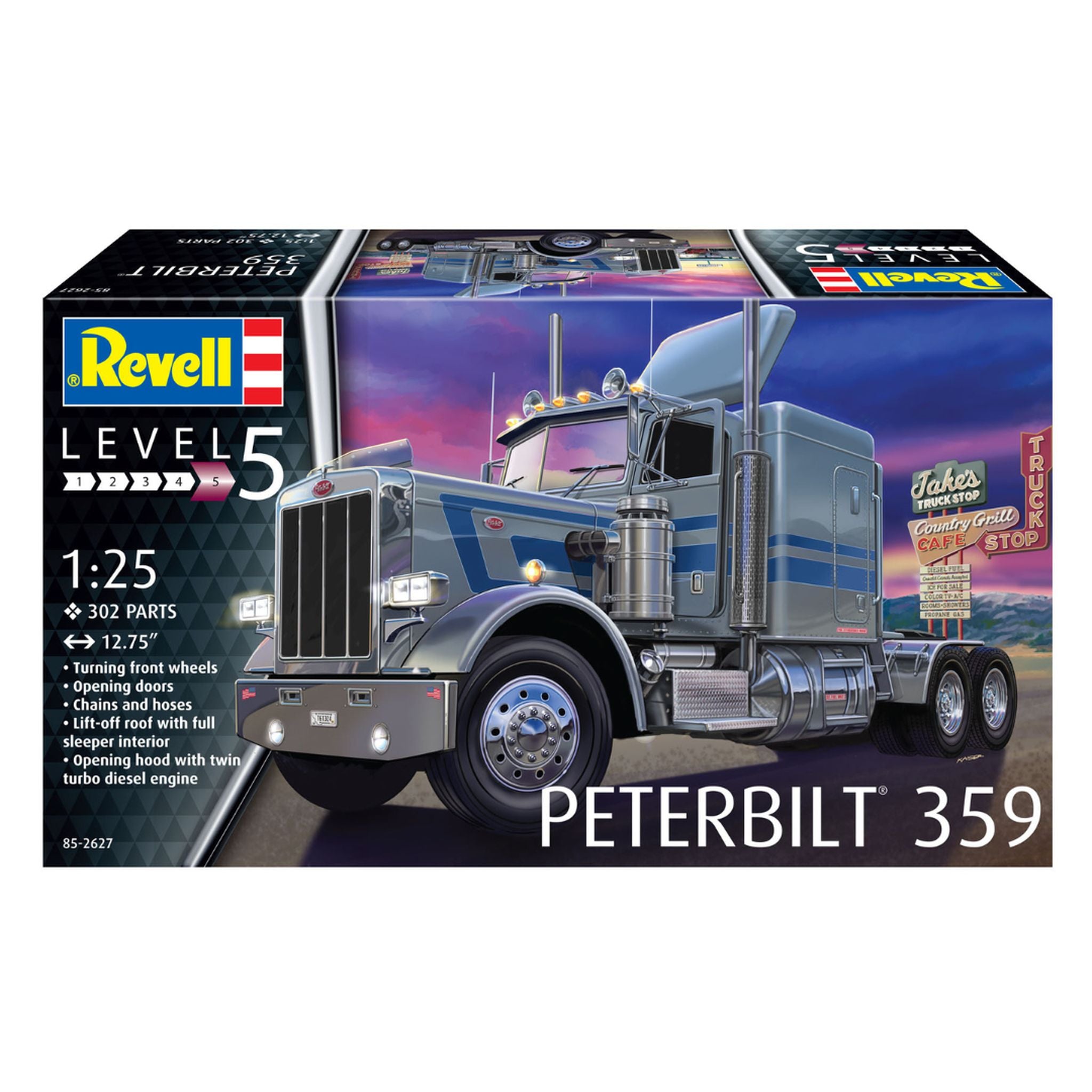 Revell Peterbilt 359 Conventional Tractor Model Kit – Toyworld