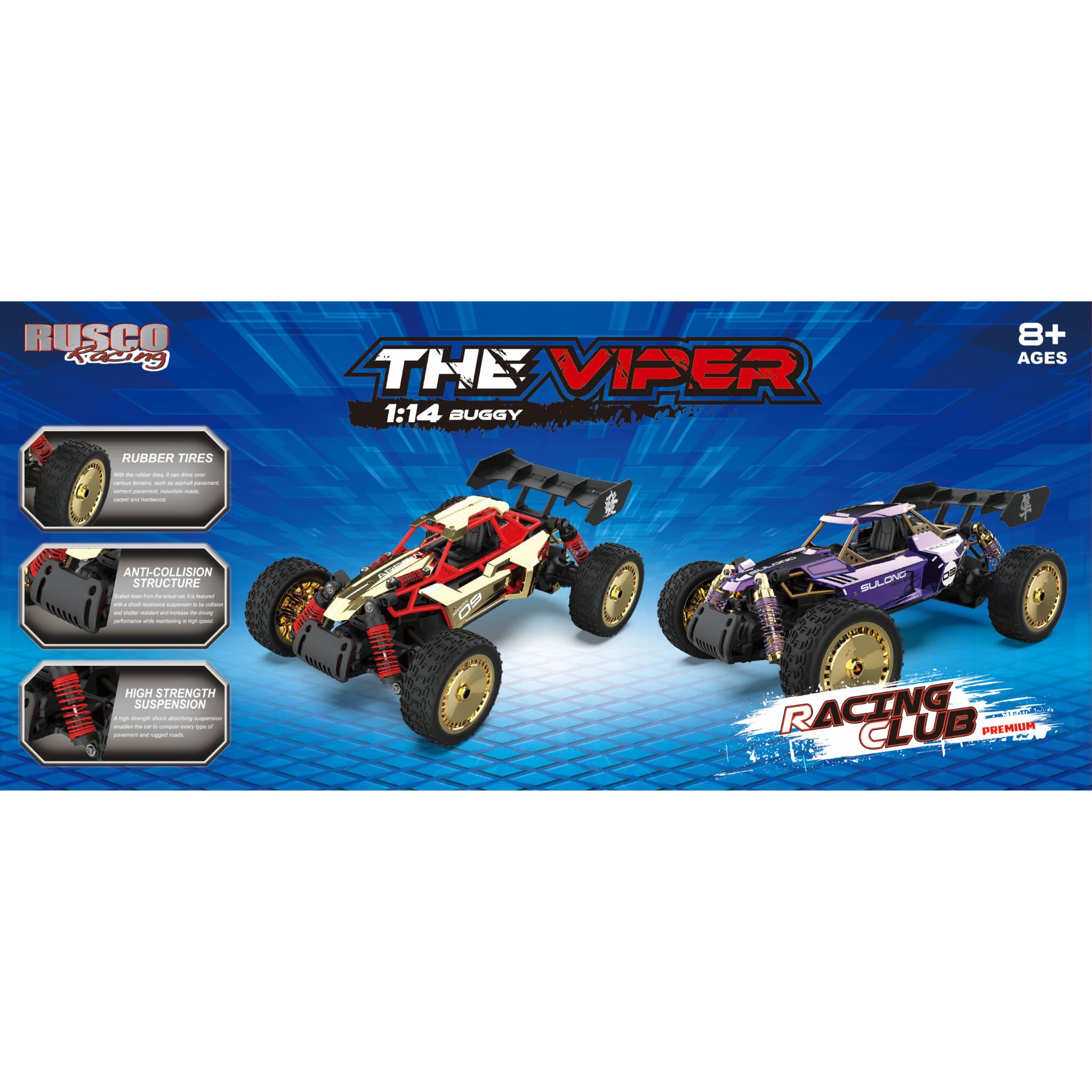 Rusco Racing The Viper 1:14 Retro Buggy RTR USB Assorted Styles