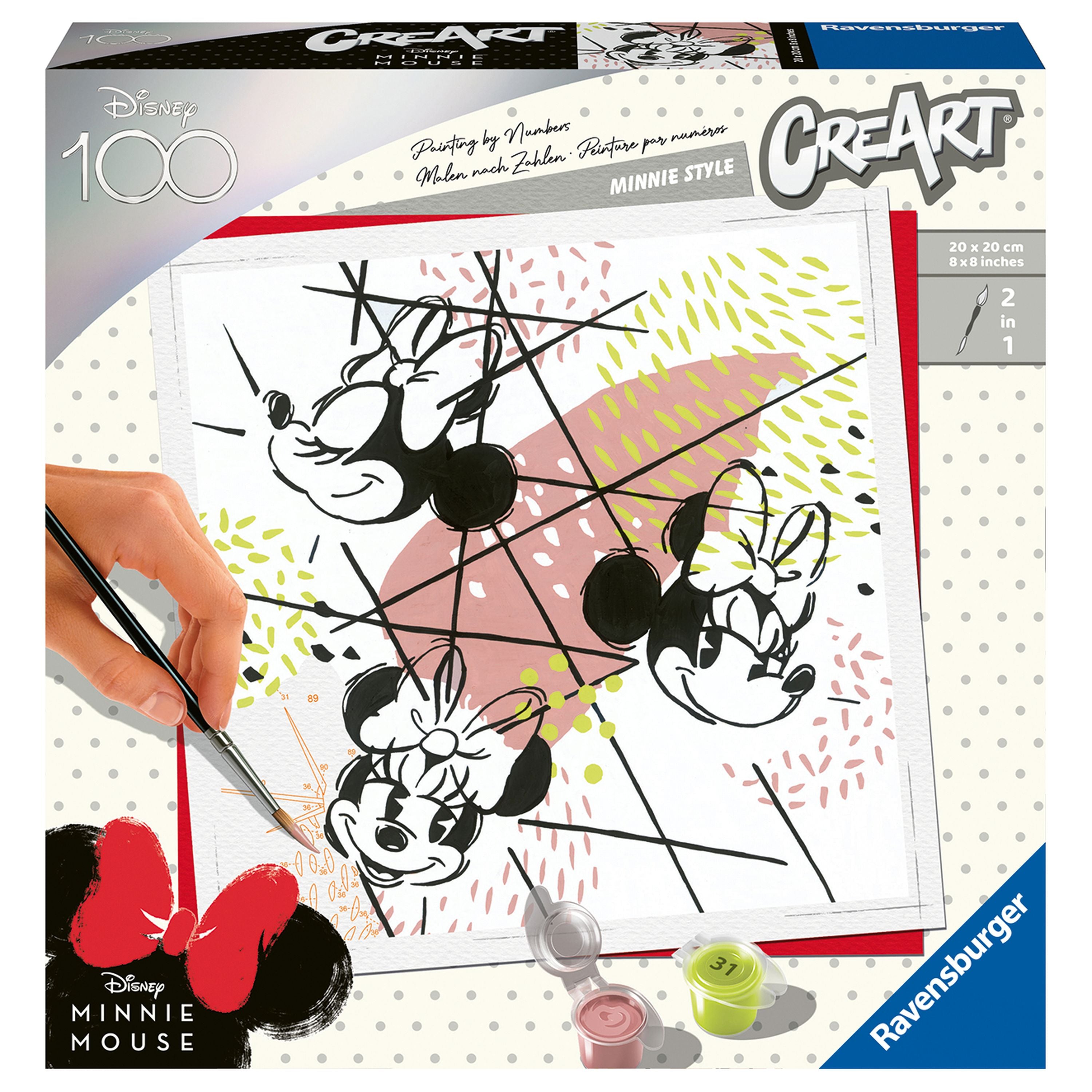 Ravensburger CreArt Disney 100 Minnie Style Paint By Number
