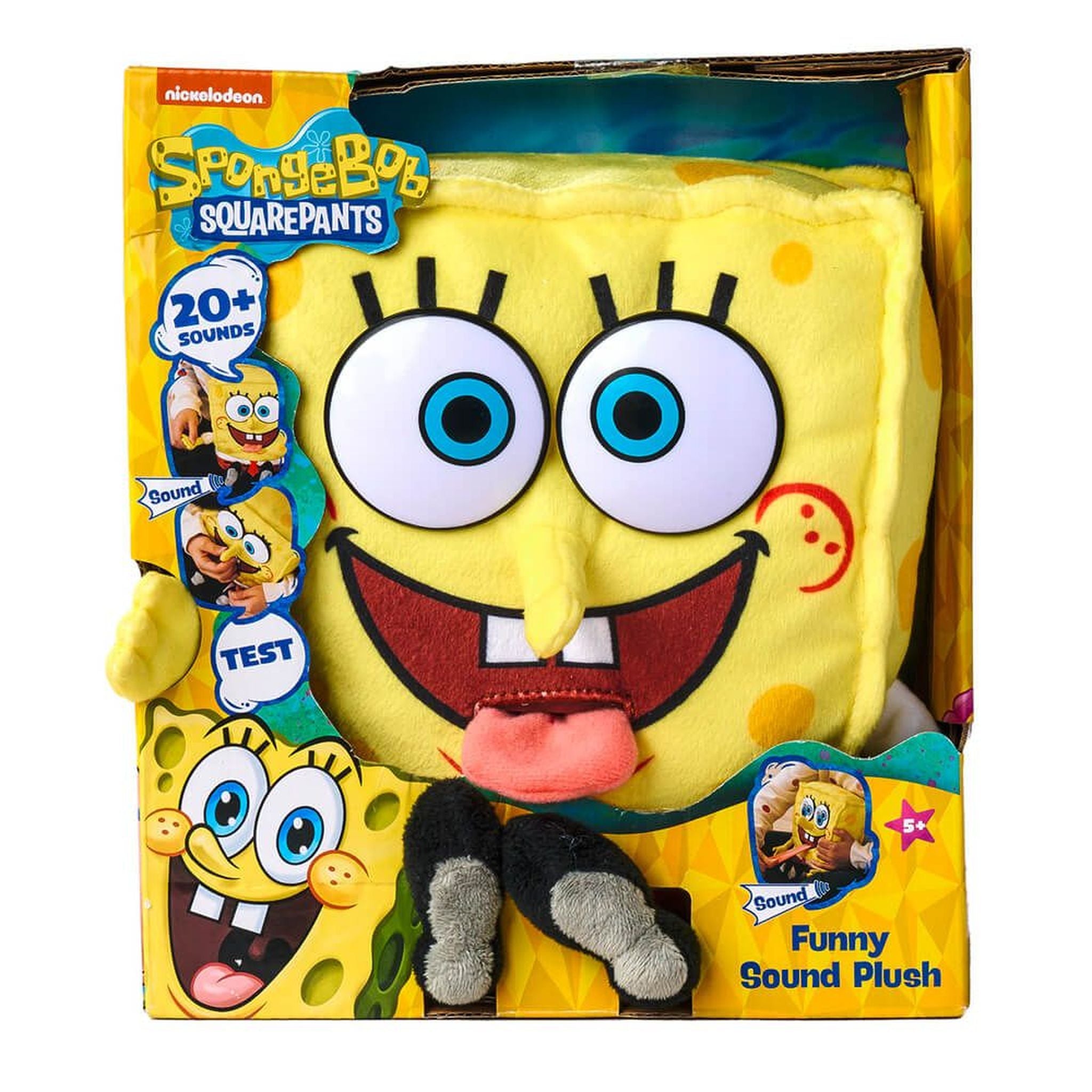 SpongeBob 30cm Feature Plush Toyworld Australia spongebob-30cm-feature-plush-toyworld-australia