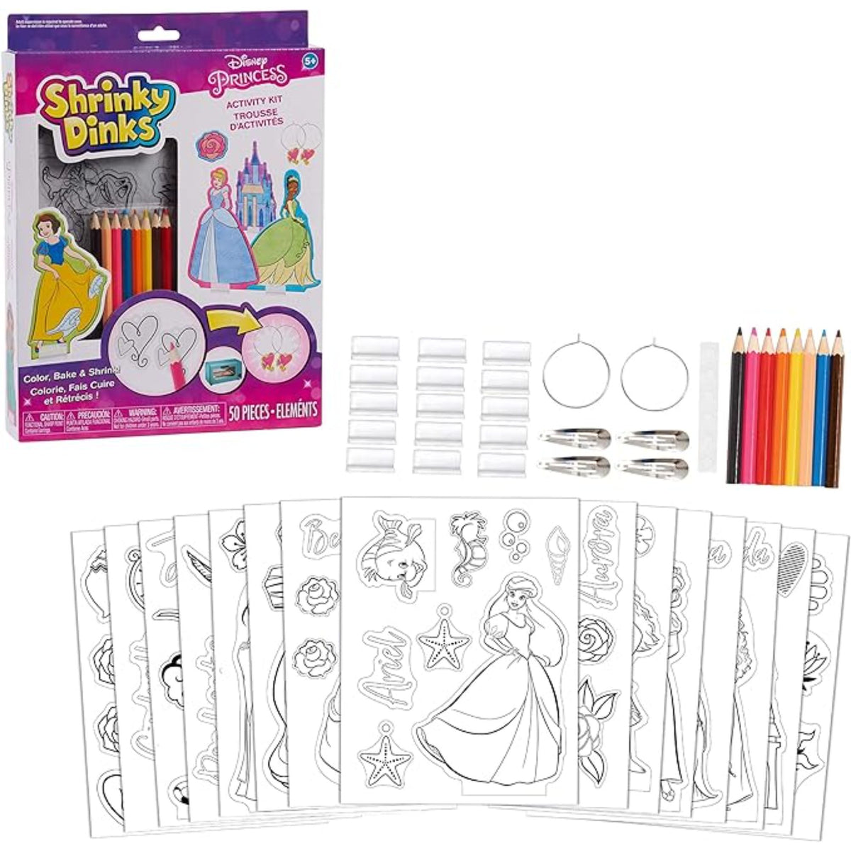 Shrinky Dinks Disney Princess Create &amp; Play Kit – Toyworld Australia