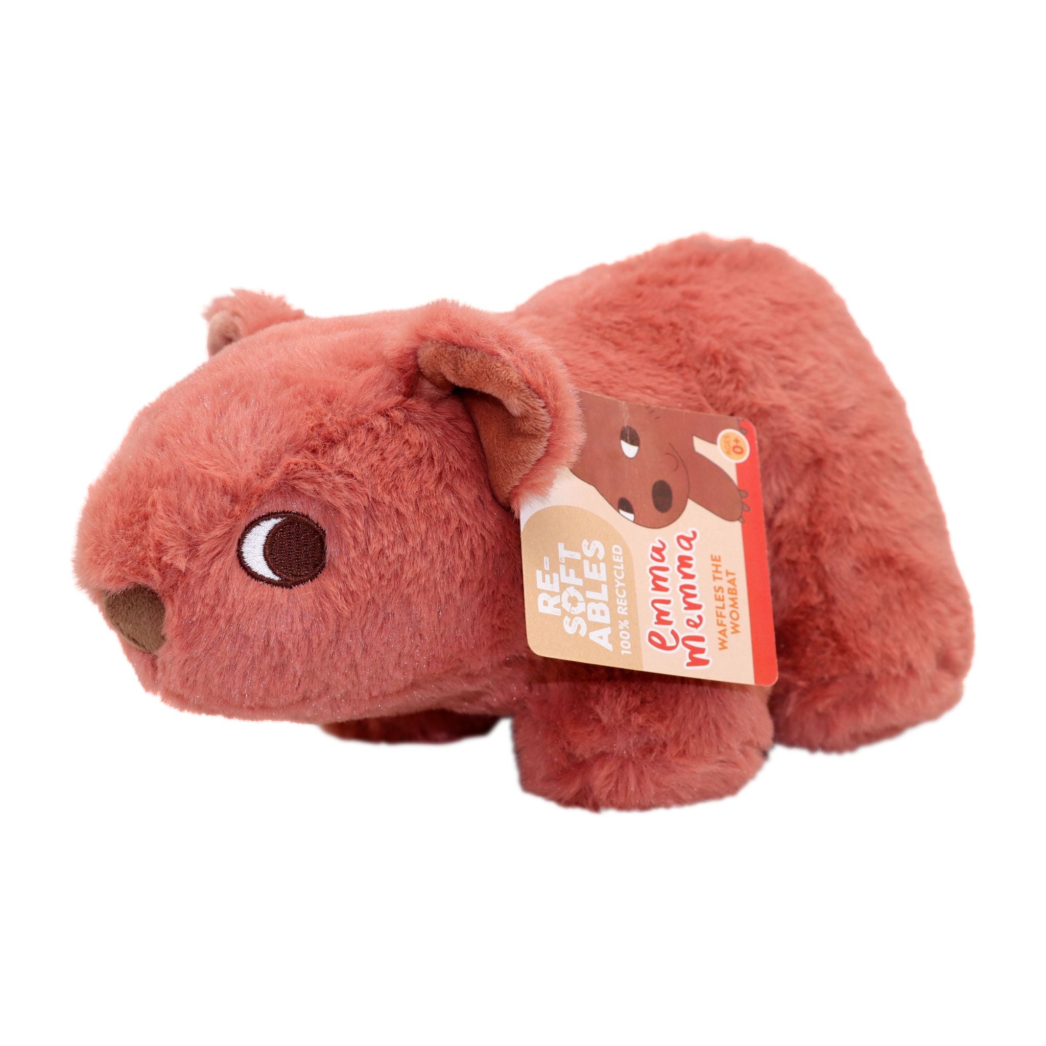 Emma Memma Resoftable Wombat Plush 10 Inch – Toyworld Australia