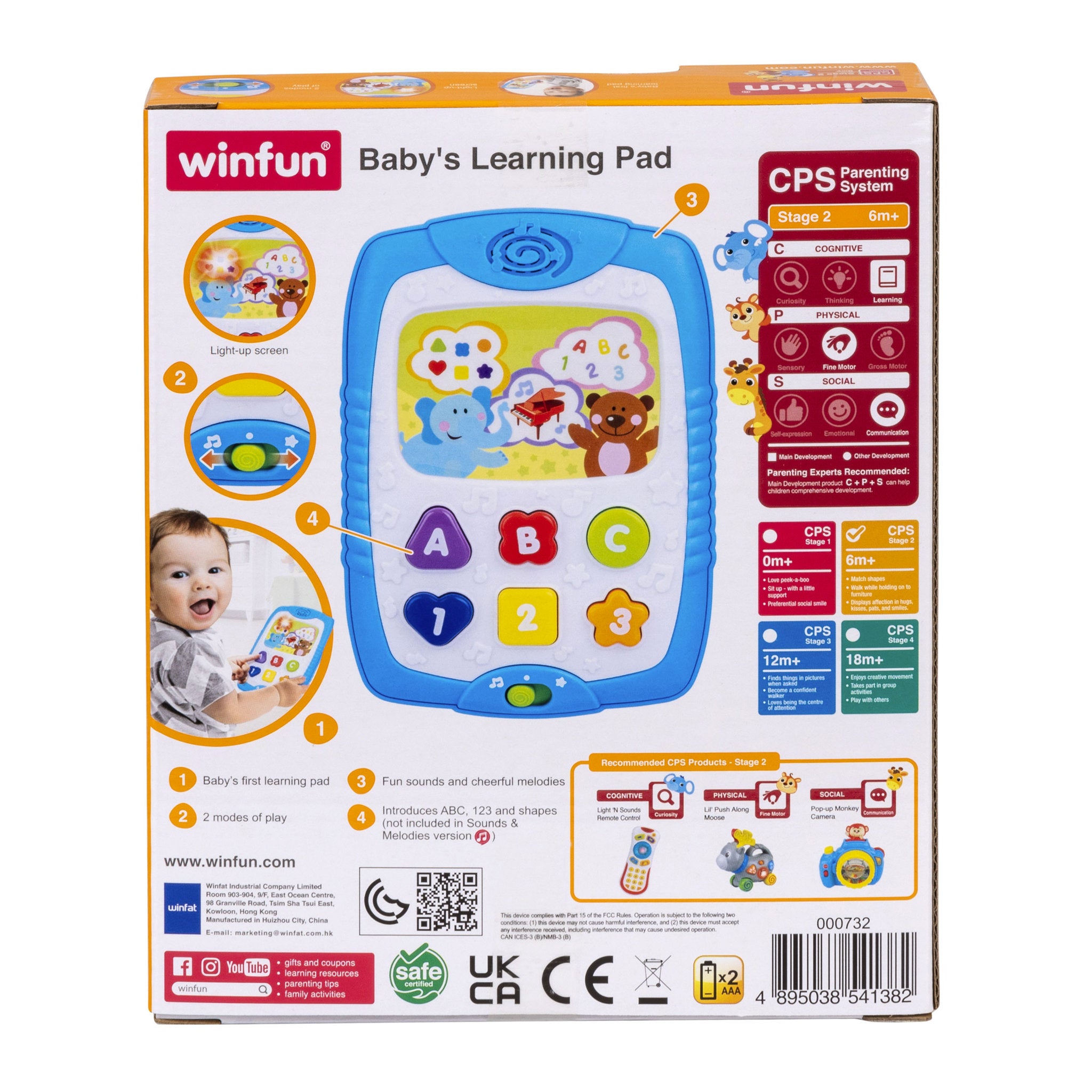 Winfun Baby's Learning Pad Assorted Styles