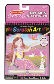 Melissa & Doug - On The Go - Scratch Art - Fairy Tales