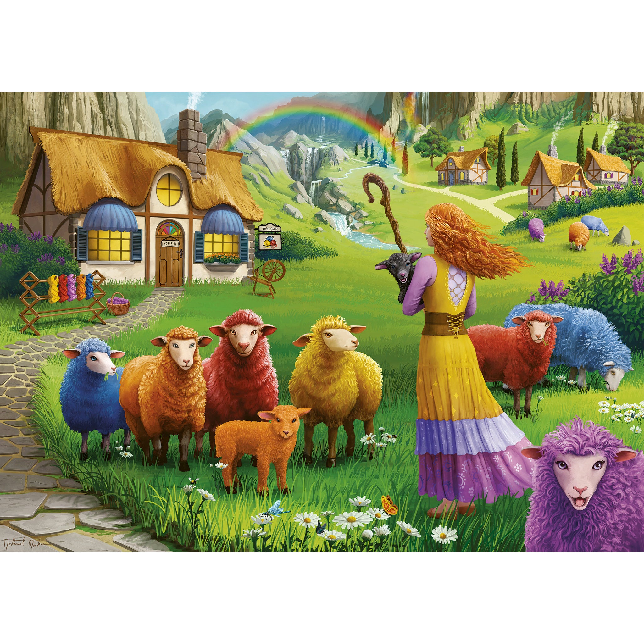 Ravensburger Puzzle The Happy Sheep 1000 Piece