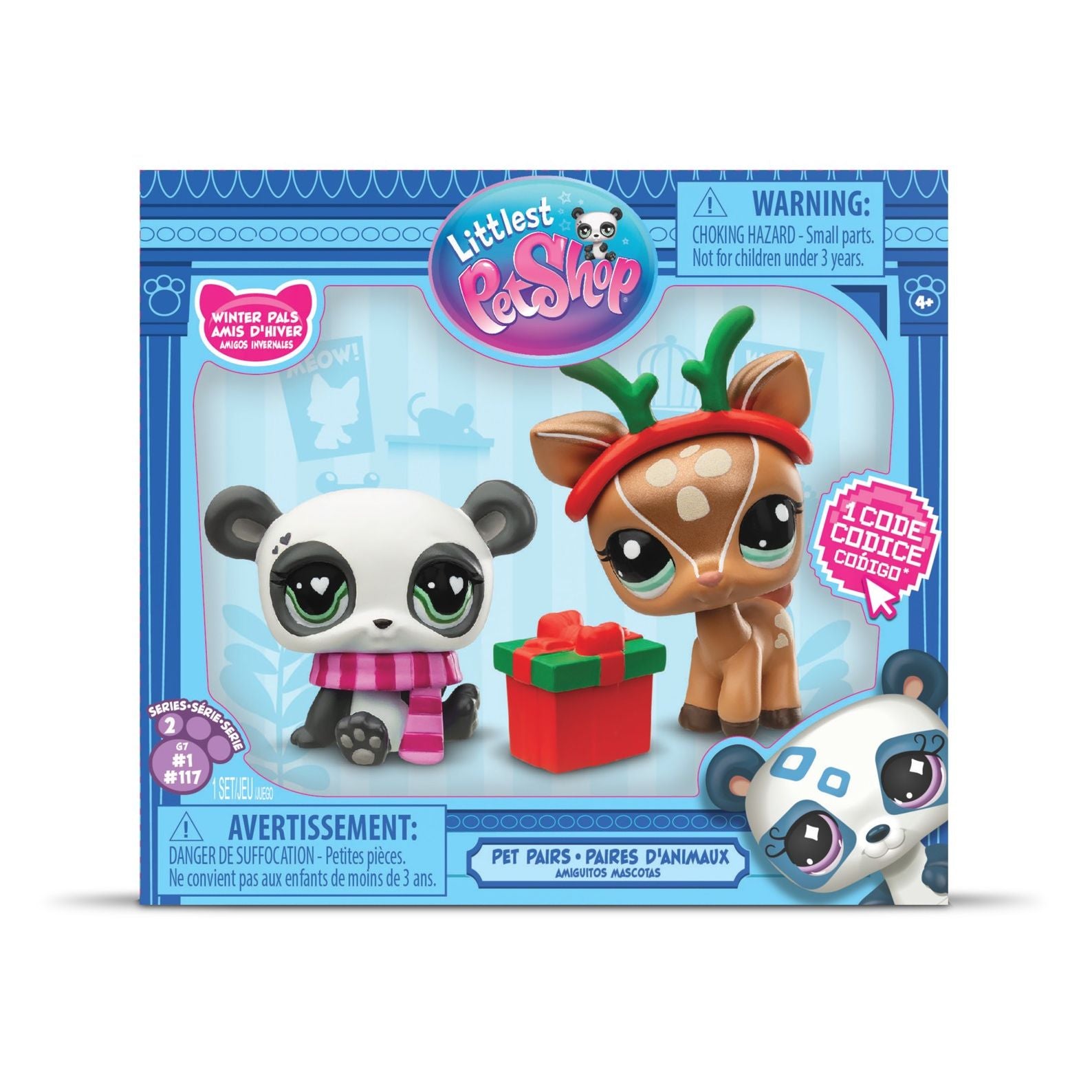 Littlest Pet Shop Holiday Pet Pairs Relay Winter Pals