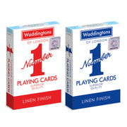 Waddington's No1 Playing Cards - Blue & Red