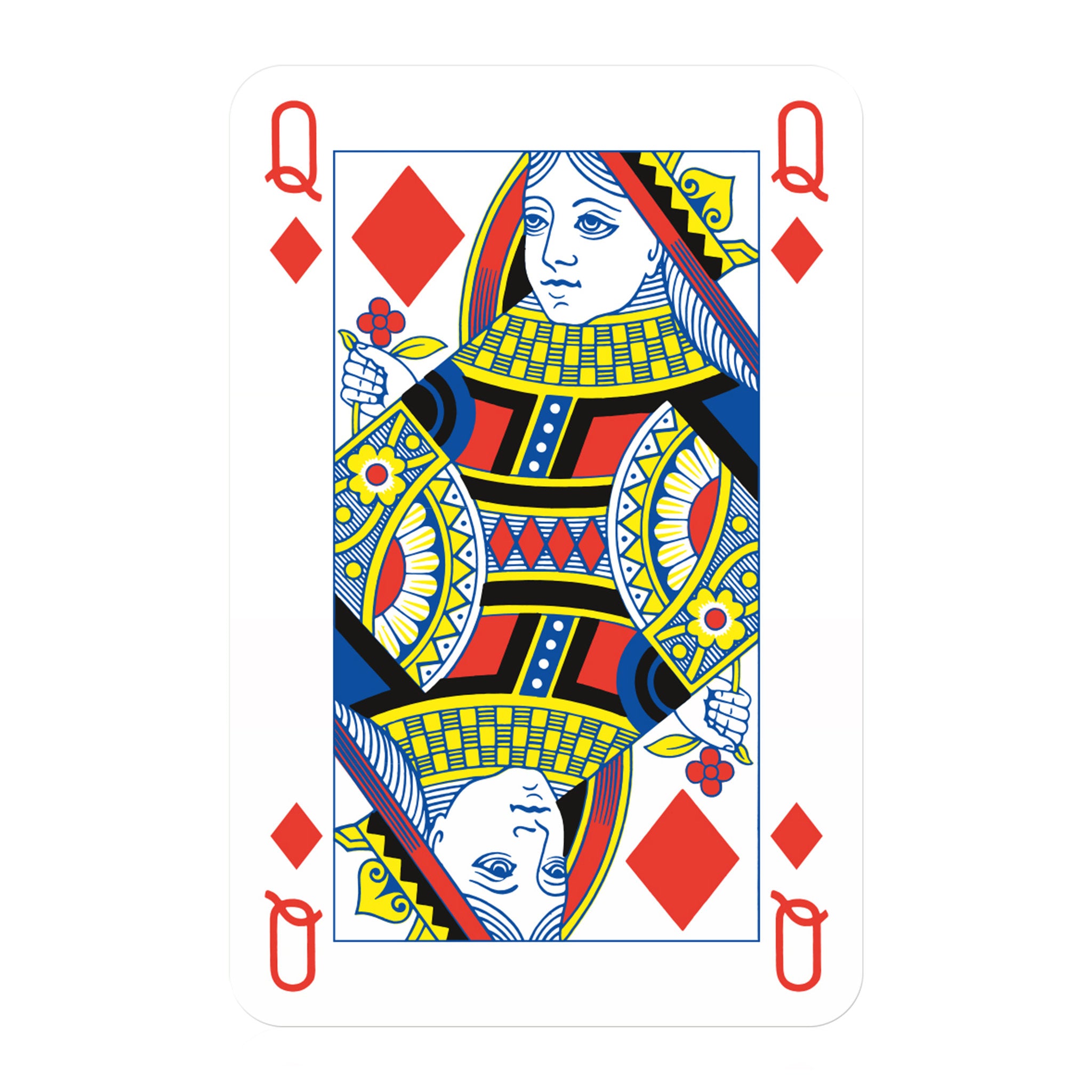 Waddington's No1 Playing Cards - Blue & Red