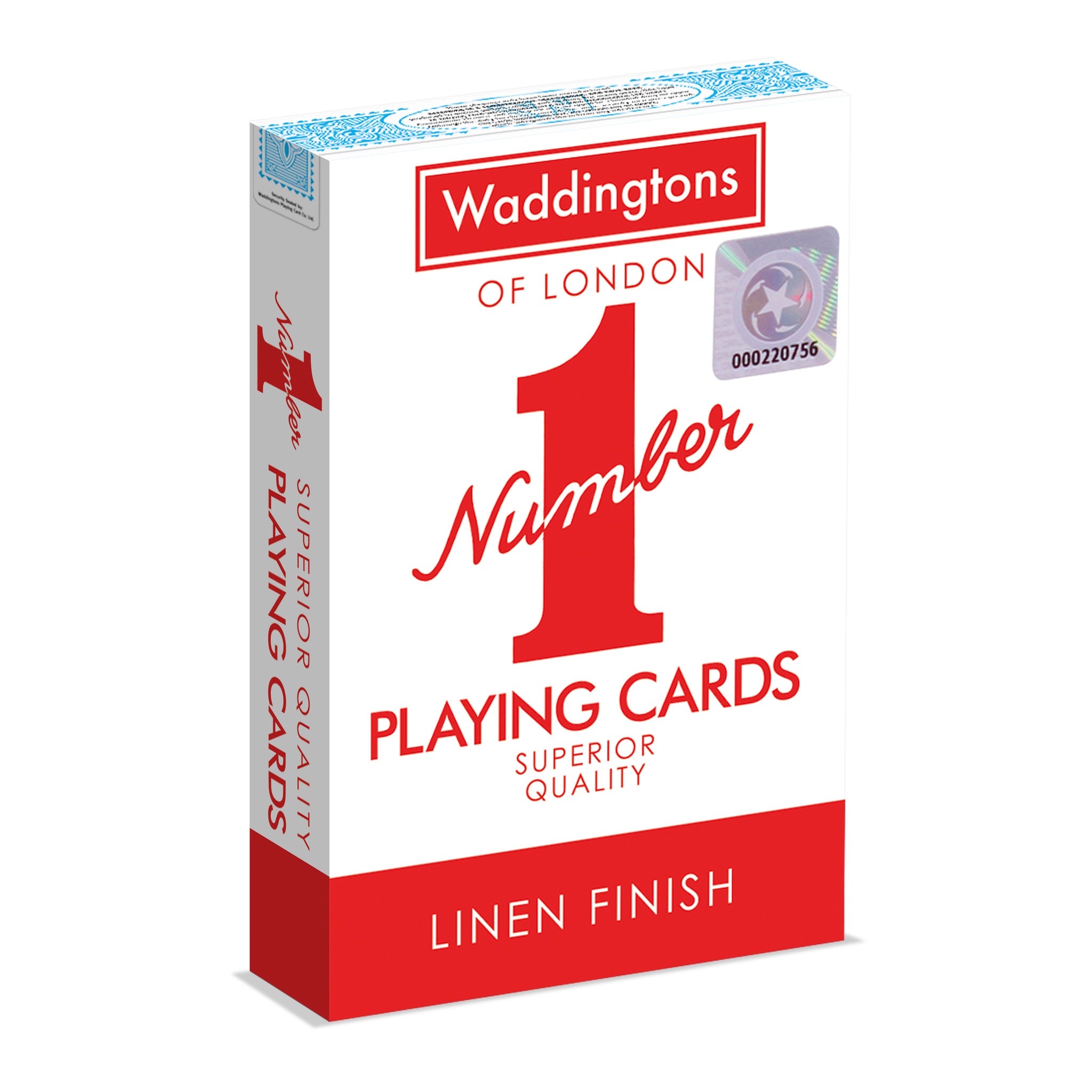 Waddington's No1 Playing Cards - Blue & Red