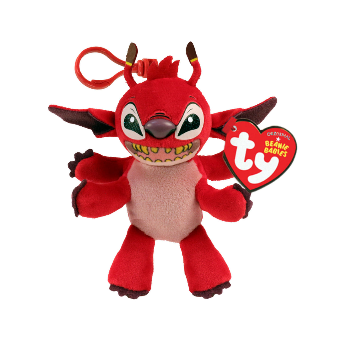 Ty Beanie Babies Floppy Clip - Disney Lilo & Stitch Leroy