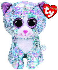 TY BEANIE BOOS FLIPPABLES WHIMSY THE CAT