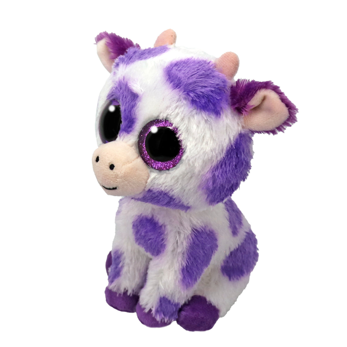 Ty Beanie Boos Purple Spots Cow Ethel