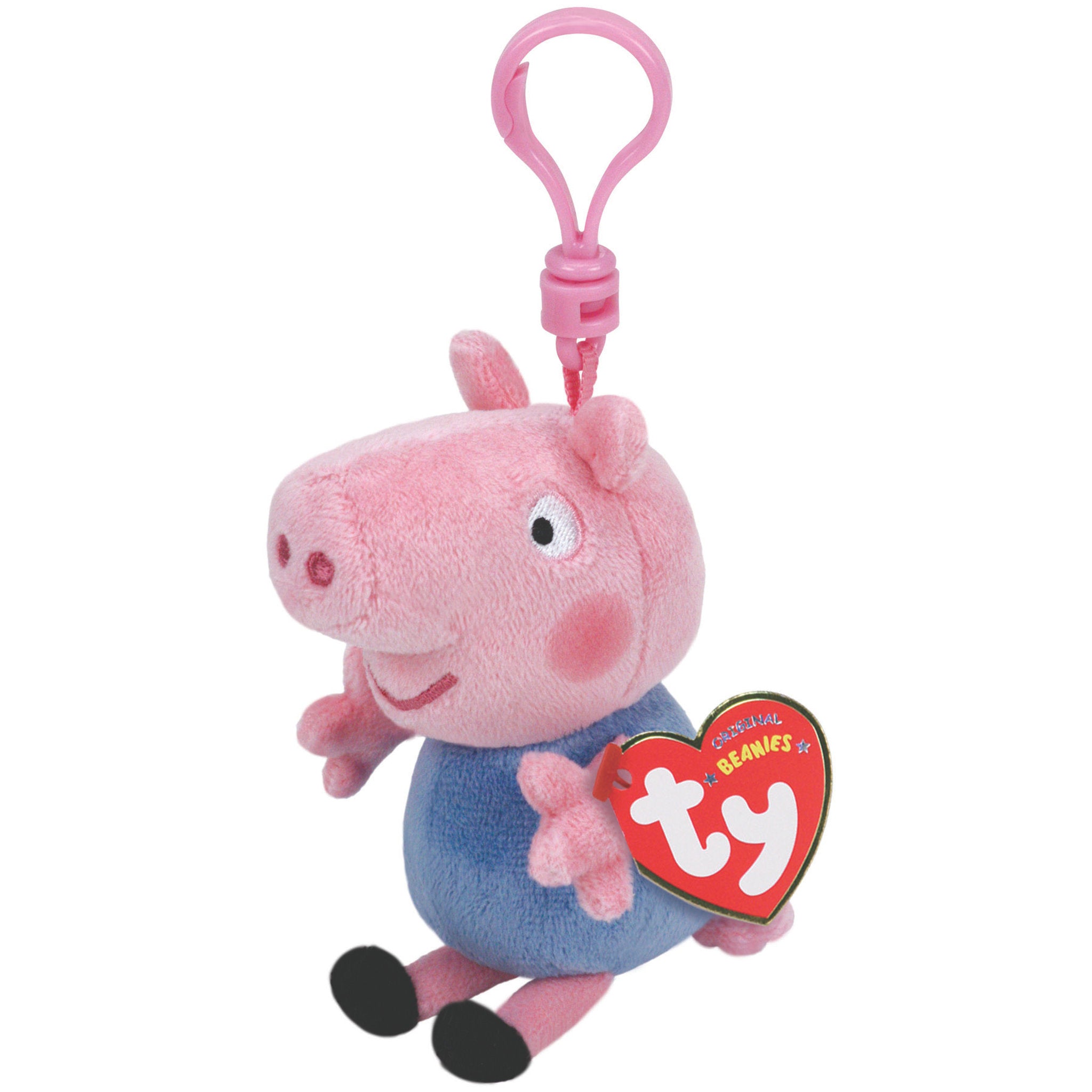 Ty Beanie Babies Clip - Peppa Pig George