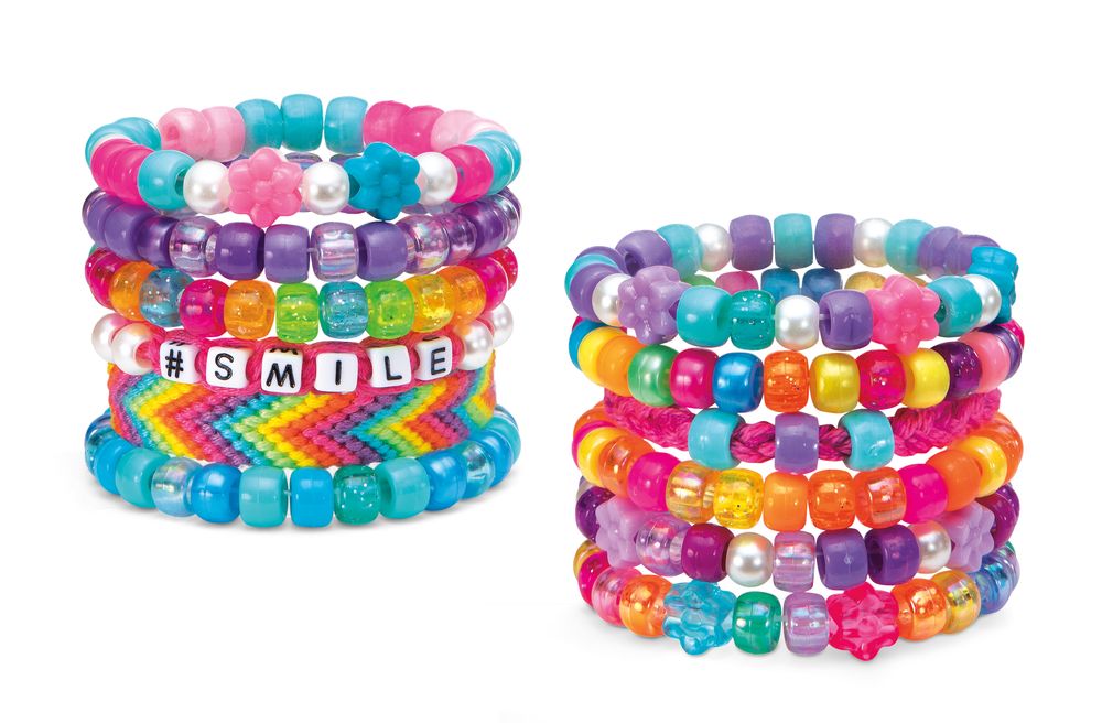 Cra-Z-Art Shimmer 'N Sparkle 2 In 1 Spin & Bead Friendship Studio - Toyworld Australia