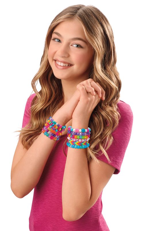 Cra-Z-Art Shimmer 'N Sparkle 2 In 1 Spin & Bead Friendship Studio - Toyworld Australia