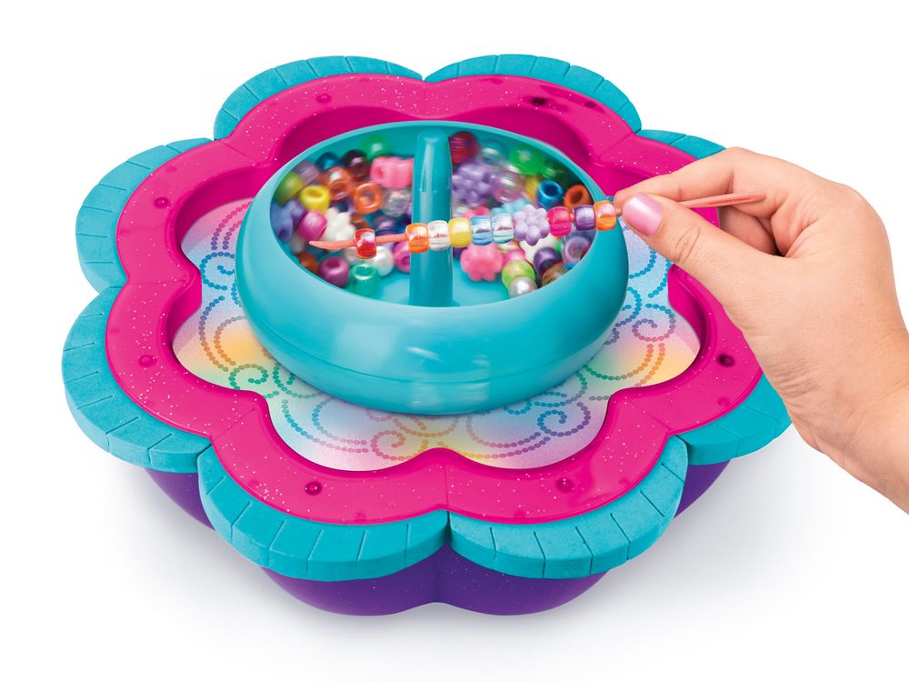 Cra-Z-Art Shimmer 'N Sparkle 2 In 1 Spin & Bead Friendship Studio - Toyworld Australia