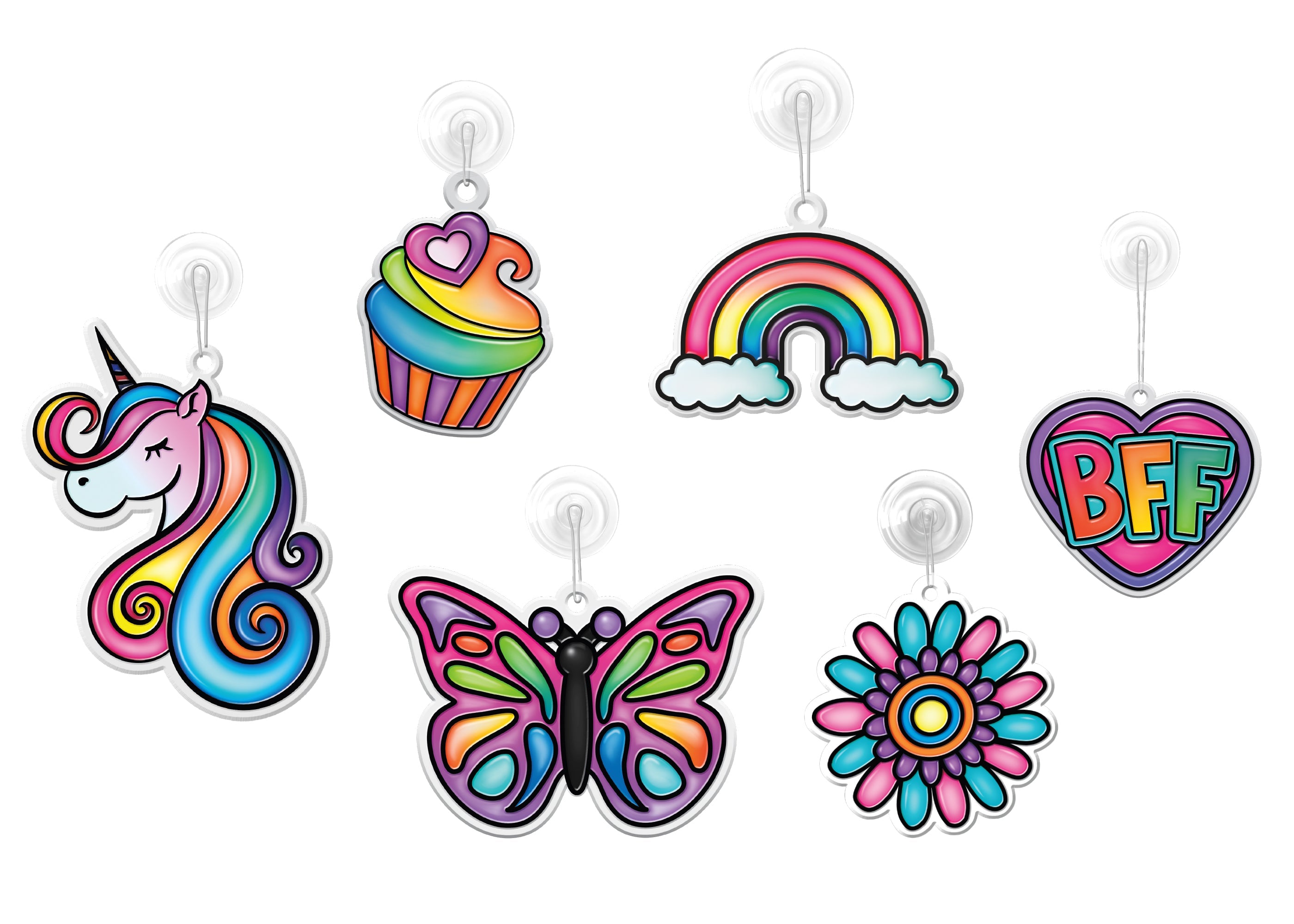 Cra-Z-Art Shimmer 'N Sparkle Color-Change Window Art