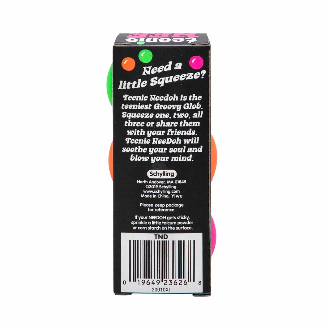 Schylling Teenie NeeDoh 3 Pack Assorted Styles
