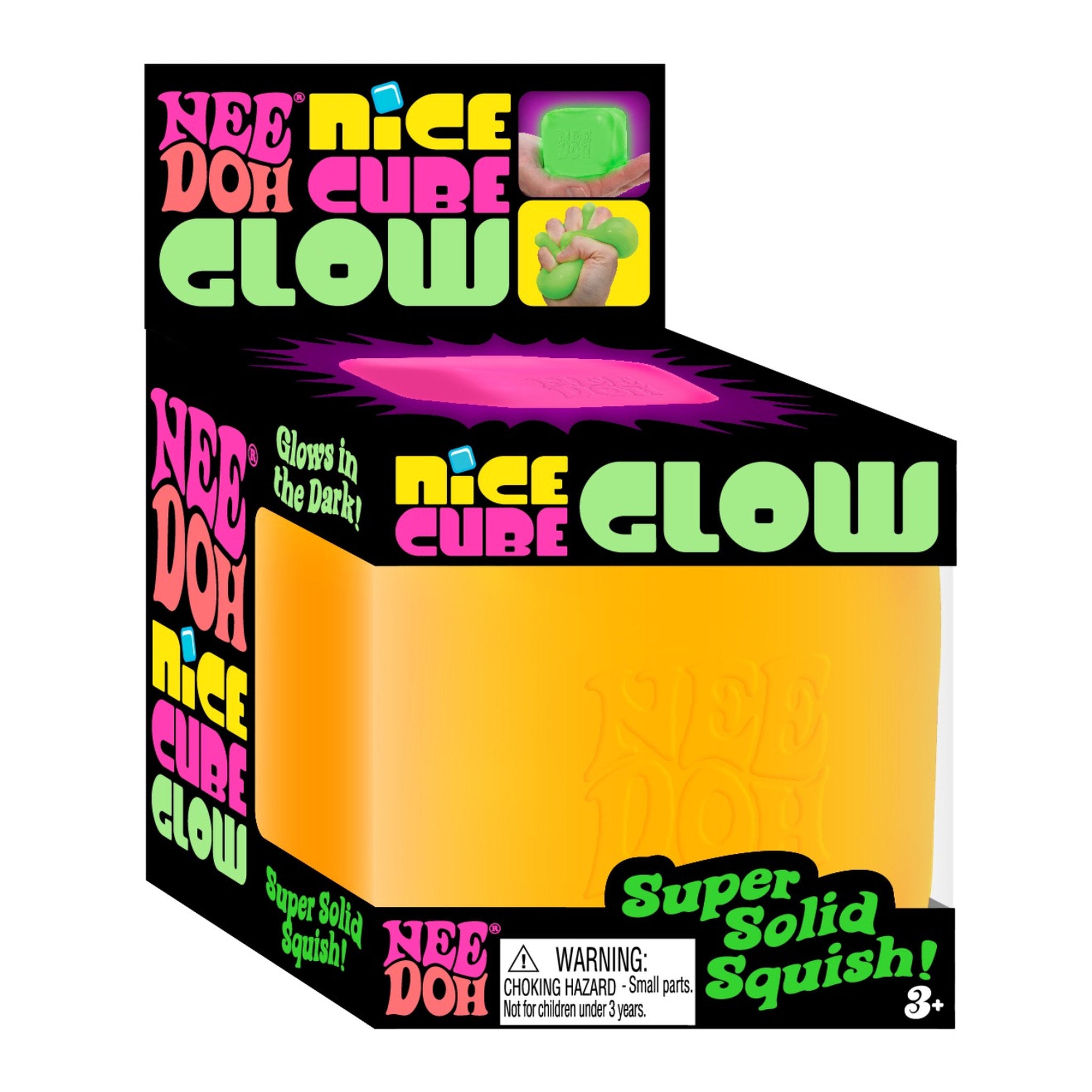 Schylling NeeDoh Nice Cube Glow Assorted Styles