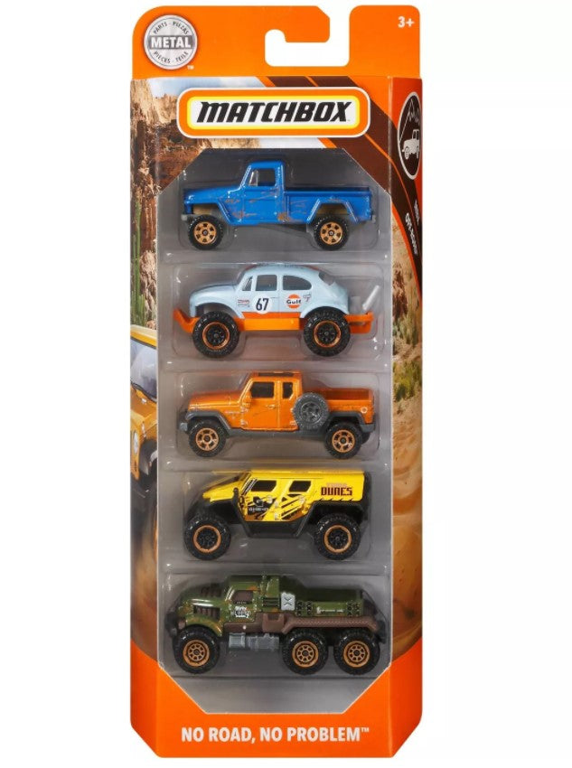 Matchbox 5 Pack Assorted Styles
