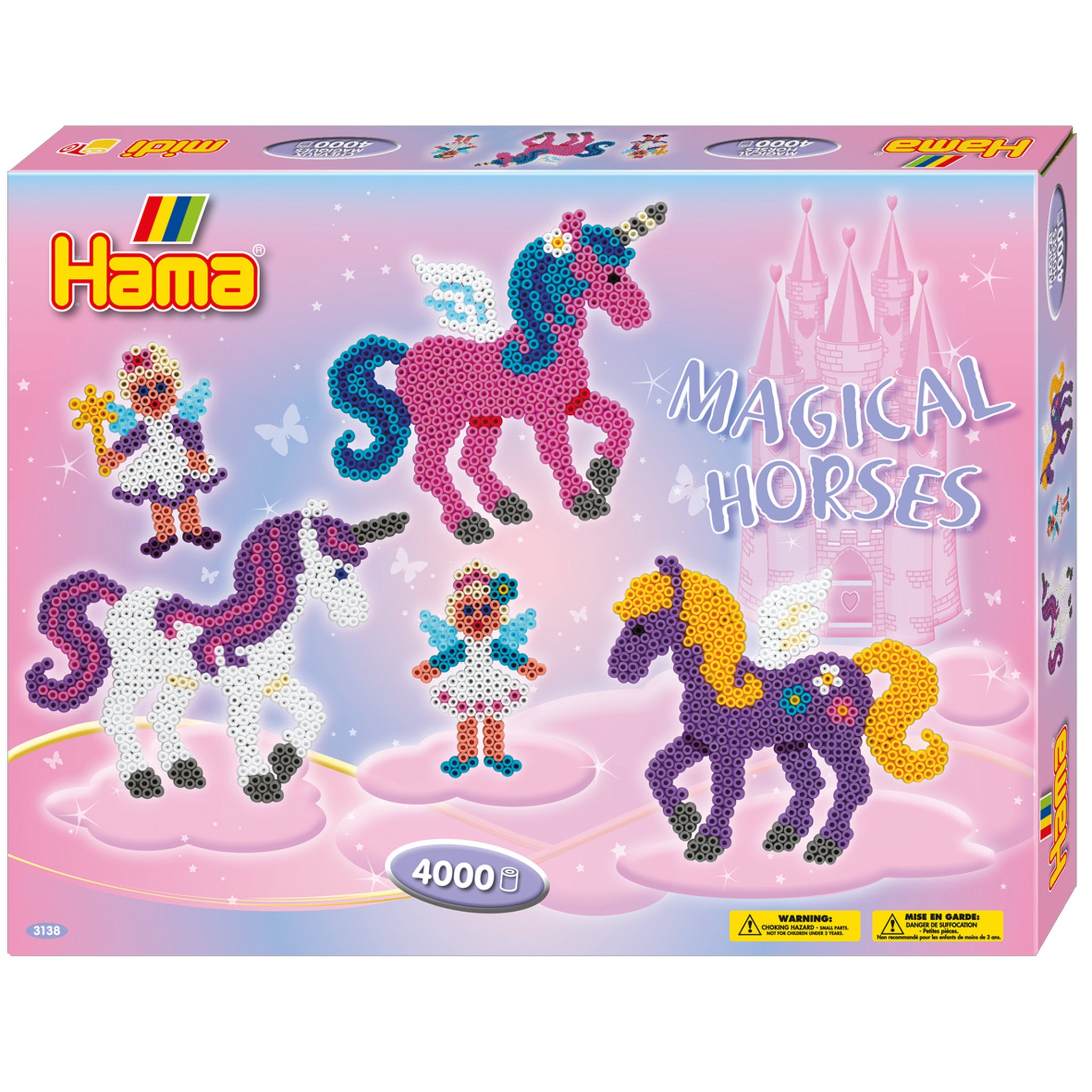 Hama Large Gift Box - Magical Horses