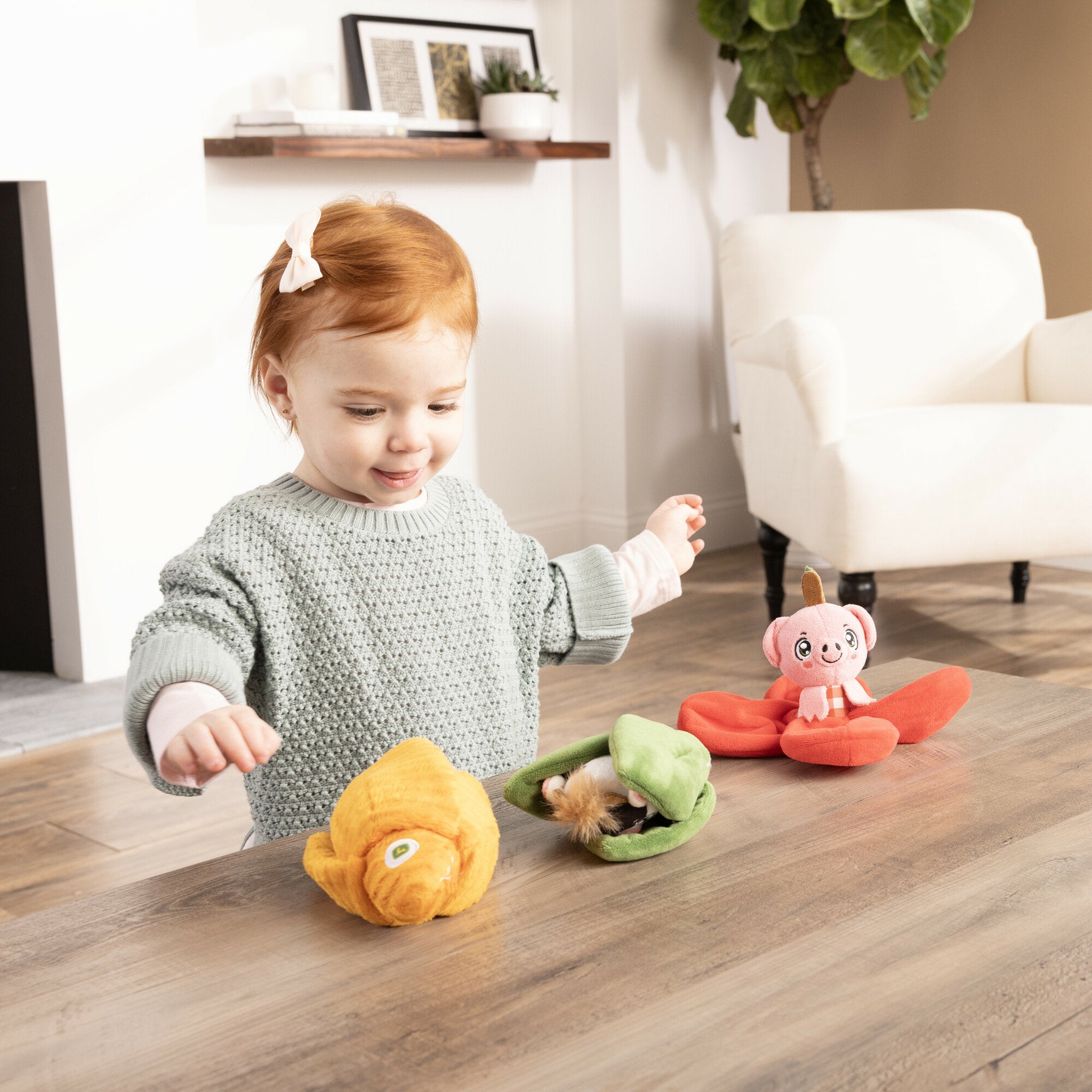 John Deere Peek and Peel Plush Assorted Styles