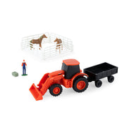 TOMY Kubota 1:64 Front End Loader Farm Set 10 Piece Assorted Styles