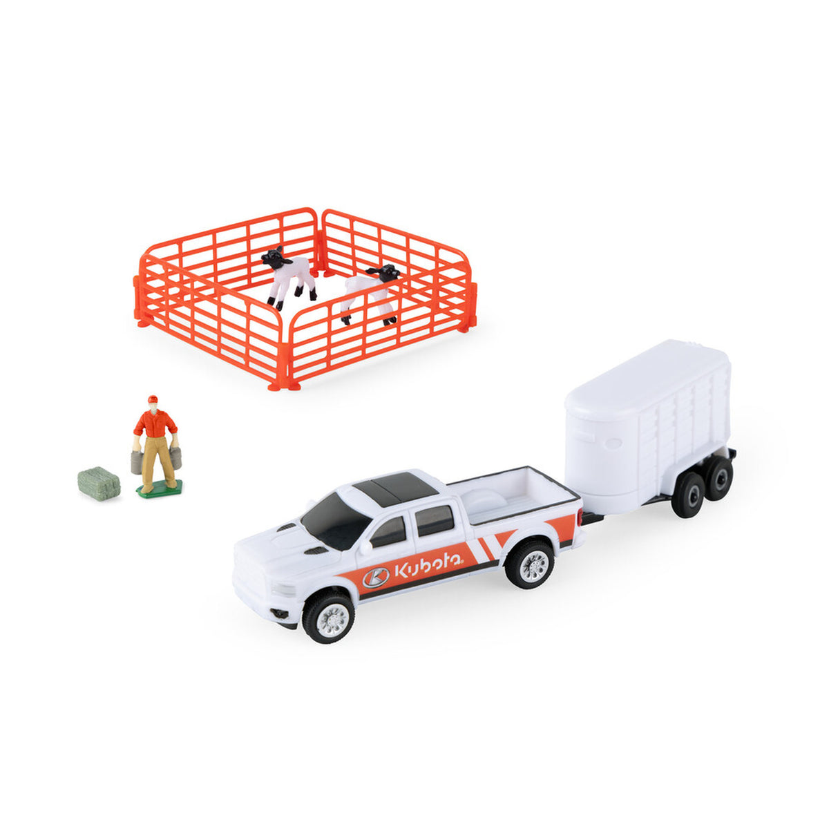 TOMY Kubota 1:64 Front End Loader Farm Set 10 Piece Assorted Styles