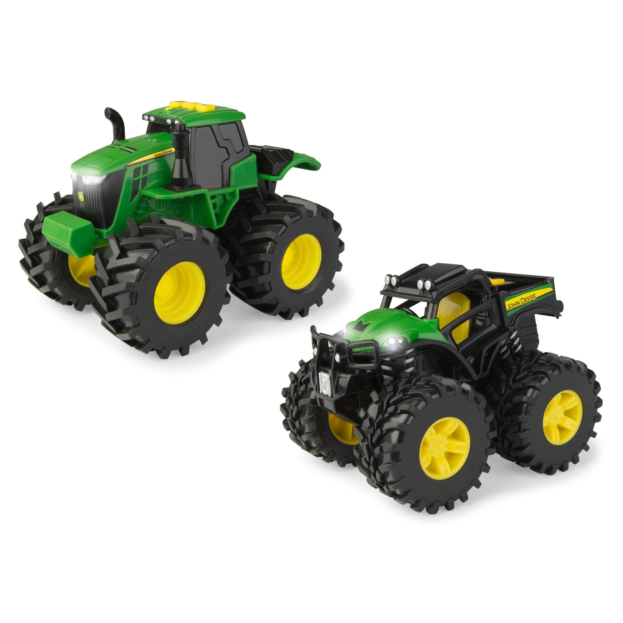 John Deere Monster Treads & Sounds Combine & Tractor 2 Pack