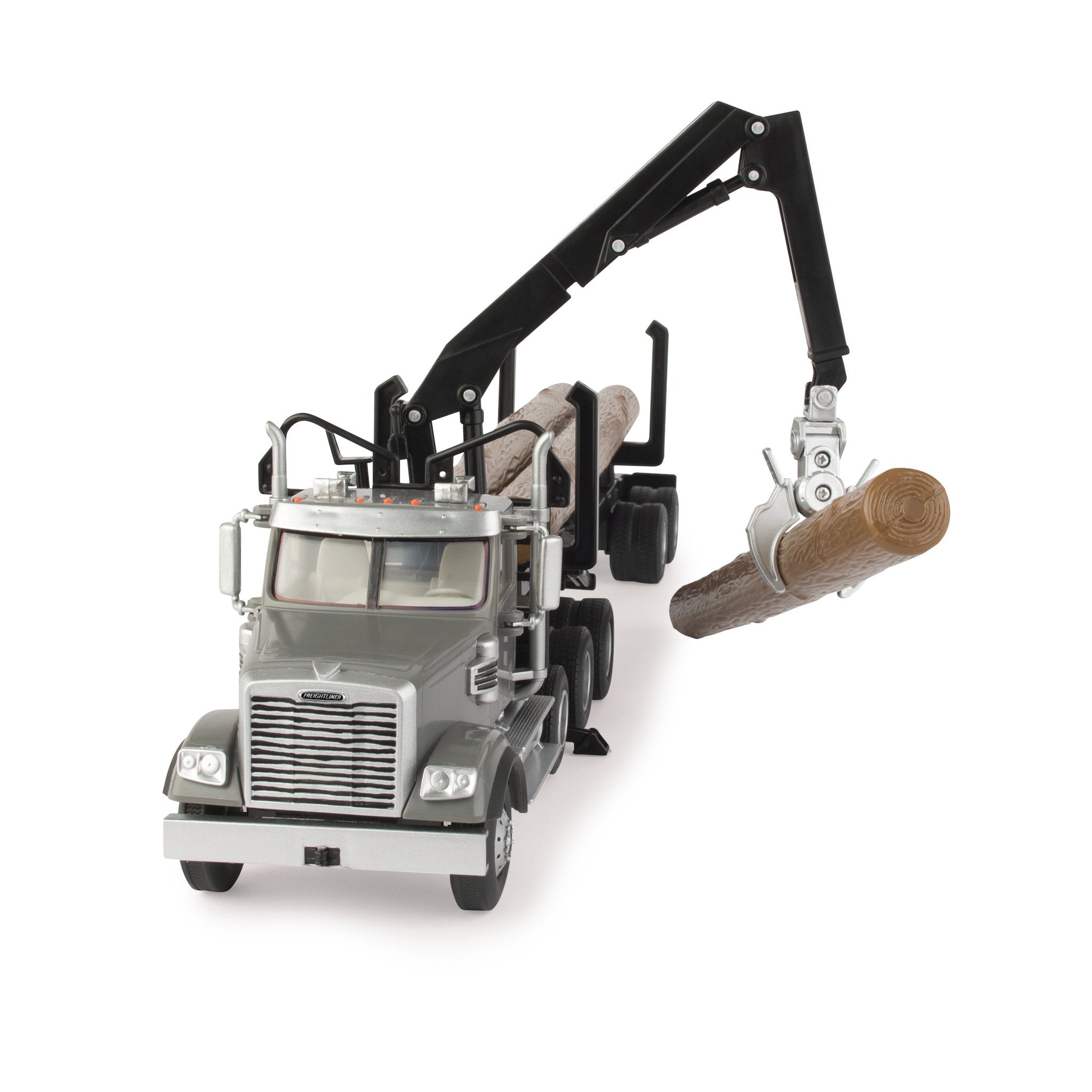 Peterbilt 1:32 Die-Cast Freightliner with Logging Trailer & Grapple