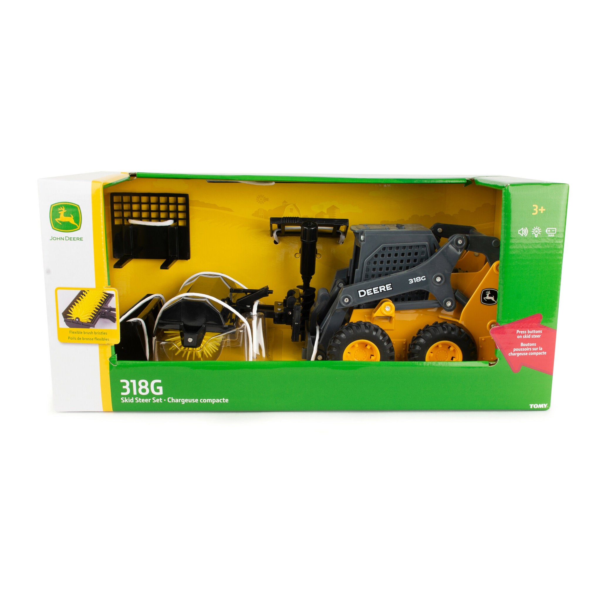 John Deere 1:16 318 Skid Steer Set