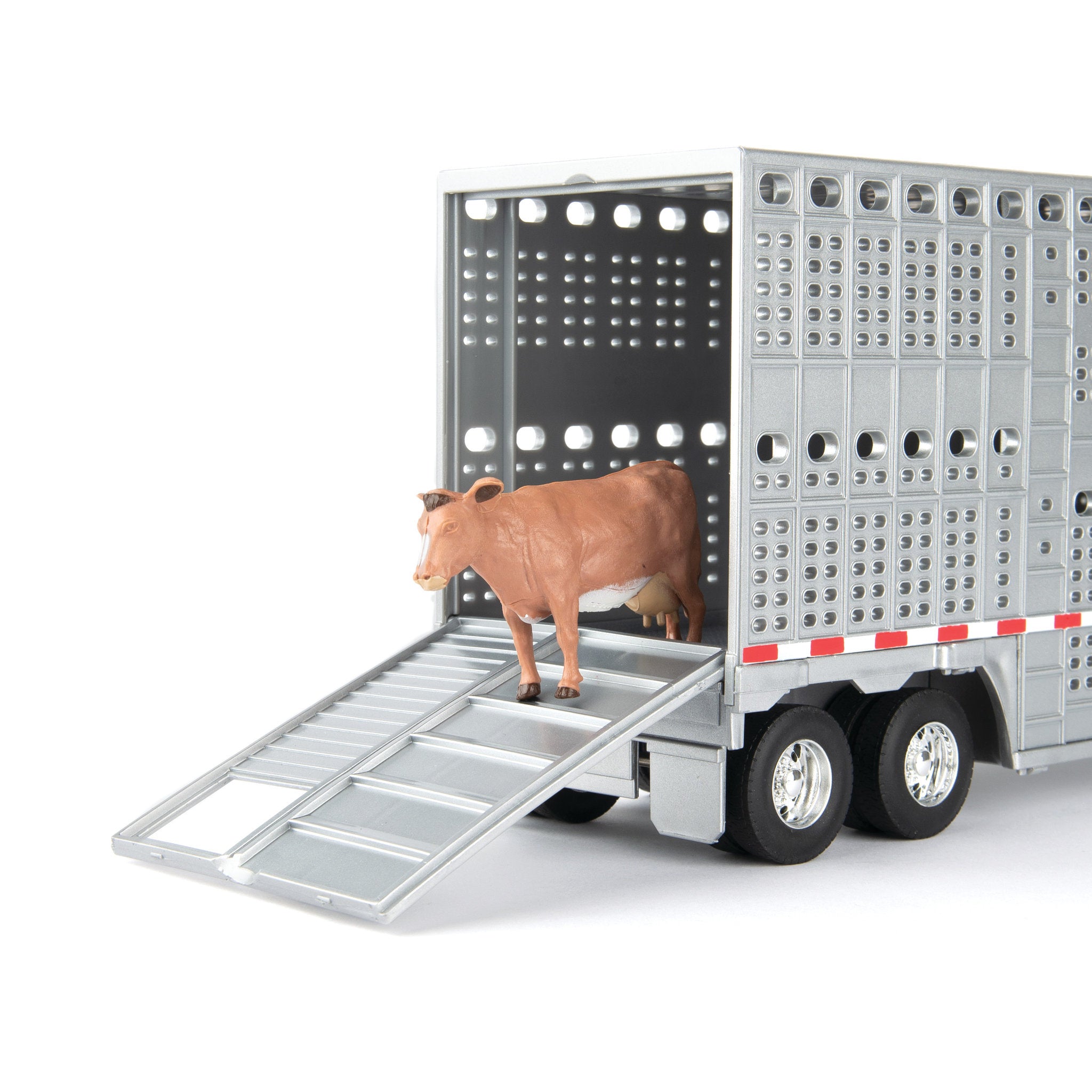 Big Roads 1:32 Freightliner Semi With Cattle Trailer