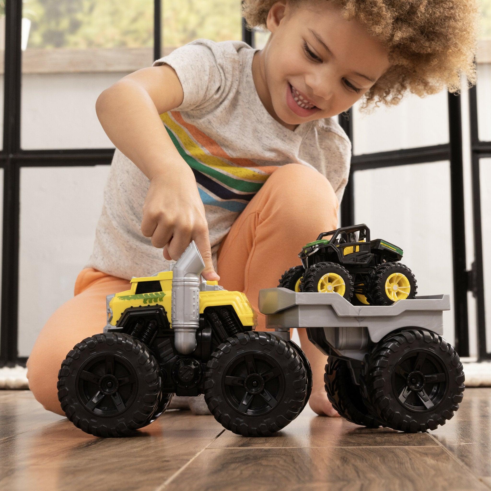 John Deere Monster Treads Roaring Rev-Up Hauler